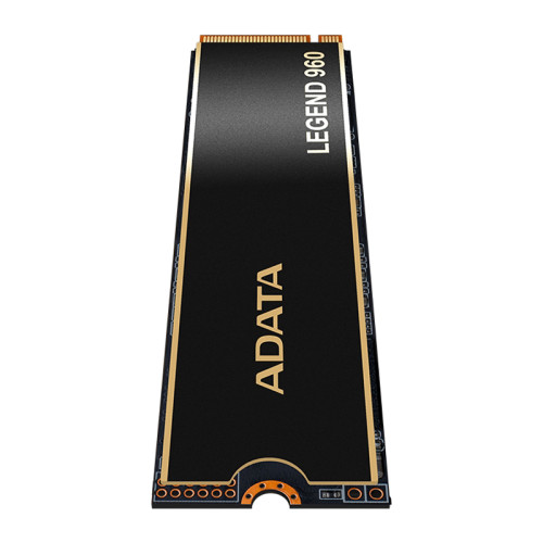 Твердотельный накопитель ADATA SSD LEGEND 960, 1000GB, M.2(22x80mm), NVMe 1.4, PCIe 4.0 x4, 3D NAND, R/W 7400/6000MB/s, IOPs 730 000/610 000, DRAM buffer 1000MB,  TBW 780, DWPD 0.43, with Heat Spreader (5 лет)