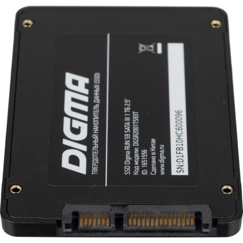 Твердотельный накопитель Digma SATA-III 1TB DGSR2001TS93T Run S9 2.5