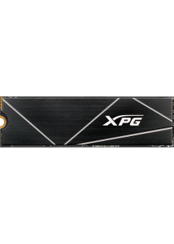 Твердотельный накопитель/ ADATA SSD GAMMIX S70 BLADE, 1024GB, M.2(22x80mm), NVMe, PCIe 4.0 x4, 3D TLC, R/W 7400/5500MB/s, IOPs 350 000/720 000, DRAM buffer 1024MB, TBW 740, DWPD 0.4, with Heat Spreader (5 лет)