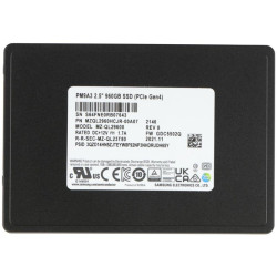 Твердотельный накопитель Samsung PCIe 4.0 x4 960GB MZQL2960HCJR-00A07 PM9A3 2.5