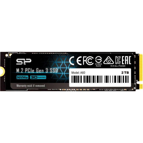 Твердотельный накопитель Silicon Power PCIe 3.0 x4 2TB SP002TBP34A60M28 M-Series M.2 2280 [SP002TBP34A60M28]