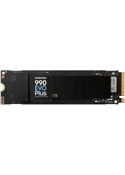 Твердотельные накопители/ Samsung SSD 990 Plus, 1000GB, M.2(22x80mm), NVMe 2.0, NVMe 2.0, PCIe 4.0 x4, V-NAND TLC, R/W 7150/6300MB/s, IOPs 850 000/1 350 000, DRAM buffer 1000MB, TBW 600, DWPD 0.3 (12 мес.)
