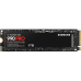 Твердотельные накопители/ Samsung SSD 990 PRO, 1000GB, M.2(22x80mm), NVMe 2.0, PCIe 4.0 x4, V-NAND TLC, R/W 7450/6900MB/s, IOPs 1 200 000/1 550 000, DRAM buffer 1024MB, TBW 600, DWPD 0.33 (12 мес.)