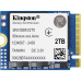 Твердотельный накопитель/ Kingston SSD NV3, 2000GB, M.2(22x30mm), NVMe, PCIe 4.0 x4, 3D TLC, R/W 6000/5000MB/s, TBW 640, DWPD 0.2 (60 мес)