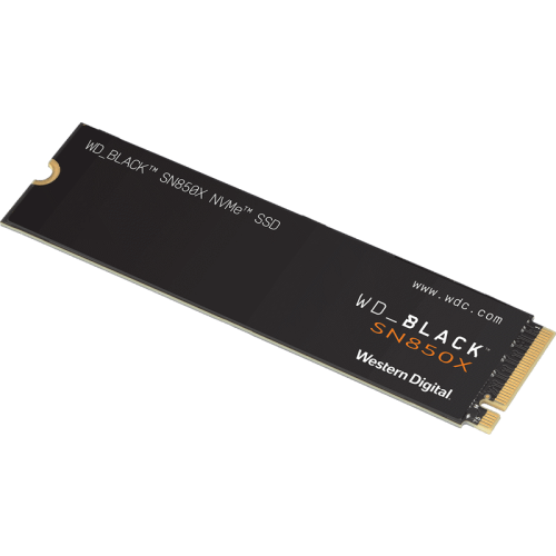 Твердотельный накопитель/ WD SSD Black SN850X, 4000GB, M.2(22x80mm), NVMe, PCIe 4.0 x4, 3D TLC, R/W 7300/6600MB/s, IOPs 1 200 000/1 100 000, DRAM buffer 4096MB, TBW 1200, DWPD 0.3 (12 мес.)