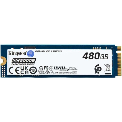 Твердотельный накопитель Kingston PCIe 4.0 x4 480GB SEDC2000BM8/480G DC2000B M.2 2280 0.4 DWPD [SEDC2000BM8/480G]