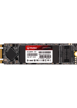 Твердотельный накопитель/ Kingspec SSD NT-128 2280, 128GB, M.2(22x80mm), SATA3, R/W 500/450MB/s, IOPs н.д./н.д., TBW 60, DWPD 0.4 (3 года)