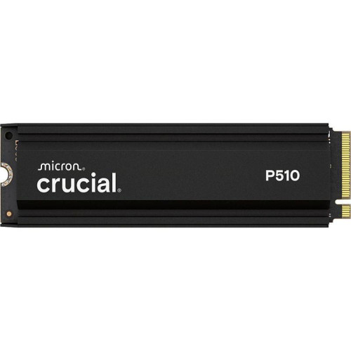 Твердотельный накопитель Crucial P510 1TB PCIe Gen5 NVMe 2280 M.2 SSD with heatsink CT1000P510SSD5