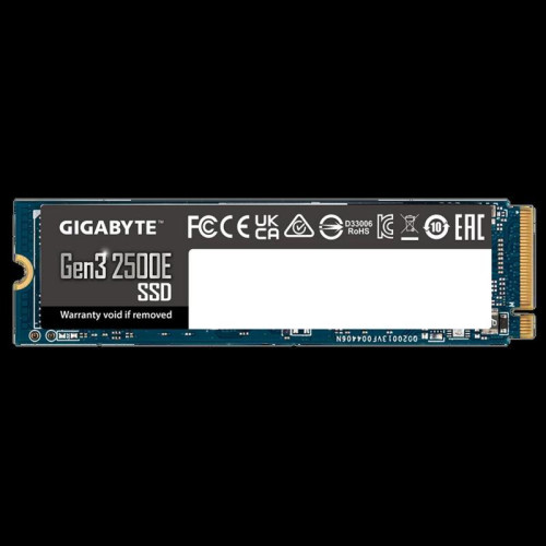 Твердотельный накопитель SSD Gigabyte 2TB M.2 2280 Gen3 2500E G325E2TB PCIe 3.0x4, NVMe 1.3, MTBF 1.5
