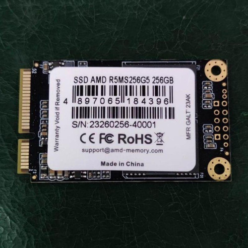 Твердотельный накопитель AMD SATA 256GB R5MS256G5 Radeon R5 mSATA