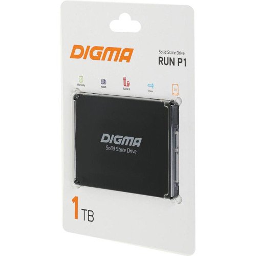 Твердотельный накопитель Digma SATA-III 1TB DGSR2001TP13T Run P1 2.5