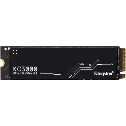 Твердотельный накопитель Kingston KC3000, 512GB, PCIe 4.0 x4 (NVMe), M.2 2280 [SKC3000S/512G]