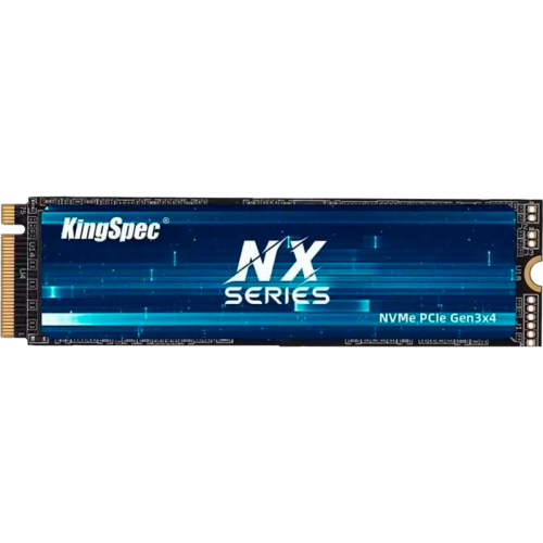 Твердотельный накопитель/ Kingspec SSD NX-2TB 2280, 2048GB, M.2(22x80mm), NVMe, PCIe 3.0 x4, 3D TLC, R/W 3500/3200MB/s, IOPs 380 000/320 000, TBW 2000, DWPD 0.89 (3 года)