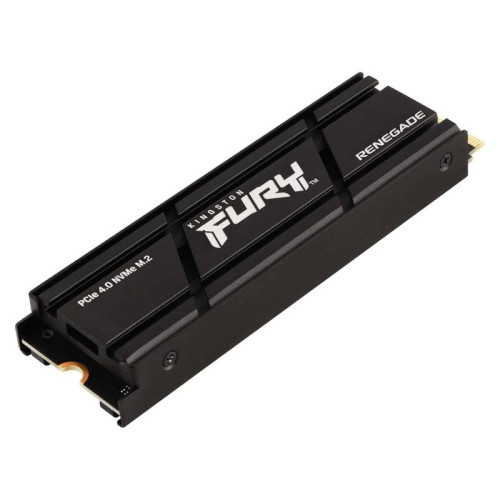 Твердотельный накопитель/ Kingston SSD Fury Renegade, 4000GB, M.2(22x80mm), NVMe, PCIe 4.0 x4, 3D TLC, R/W 7300/7000MB/s, IOPs 1 000 000/1 000 000, DRAM buffer 4096MB, TBW 4000, DWPD 0.55, with Heat Spreader (5 лет) Твердотельный накопитель/ Kingston SSD Fury Renegade, 4000GB, M.2(22x80mm), NVMe, PCIe 4.0 x4, 3D TLC, R/W 7300/7000MB/s, IOPs 1 000 000/1 000 000, DRAM buffer 4096MB, TBW 4000, DWPD 0.55, with Heat Spreader (5 лет)