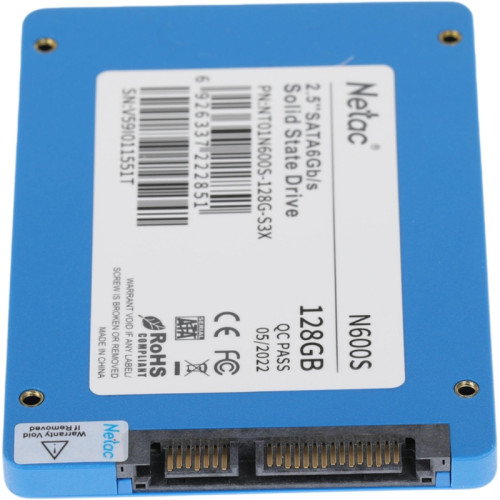 Твердотельный накопитель Netac SATA-III 128GB NT01N600S-128G-S3X N600S 2.5