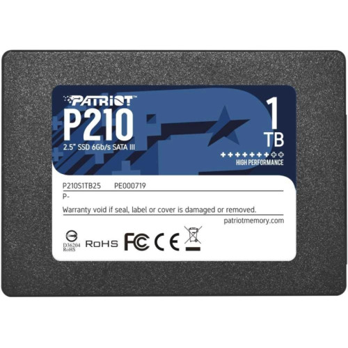 Твердотельный накопитель Patriot SATA-III 1TB P210S1TB25 P210 2.5
