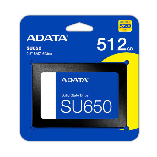 Твердотельный накопитель/ ADATA SSD Ultimate SU650, 512GB, 2.5 Твердотельный накопитель/ ADATA SSD Ultimate SU650, 512GB, 2.5