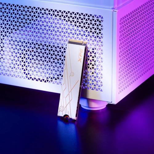 Твердотельный накопитель ADATA SSD XPG MARS 980 BLADE, 1000GB, M.2(22x80mm), NVMe, PCIe 5.0 x4, 3D NAND, R/W 14000/10000MB/s, IOPs 1 600 000/1 650 000, TBW 740, DWPD 0.4, with Heat Sink (5 лет)