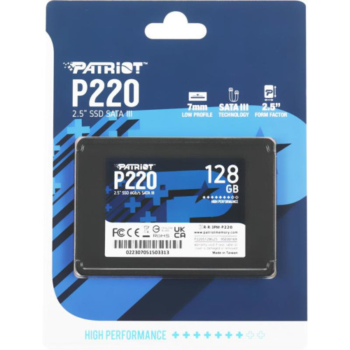 Твердотельный накопитель Patriot SATA-III 128GB P220S128G25 P220 2.5
