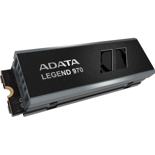 Твердотельный накопитель/ ADATA SSD LEGEND 970, 1000GB, M.2(22x80mm), NVMe 2.0, PCIe 5.0 x4, 3D NAND, R/W 9500/8500MB/s, IOPs 1 300 000/1 400 000, TBW 700, DWPD 0.38, with Heat Sink (5 лет)