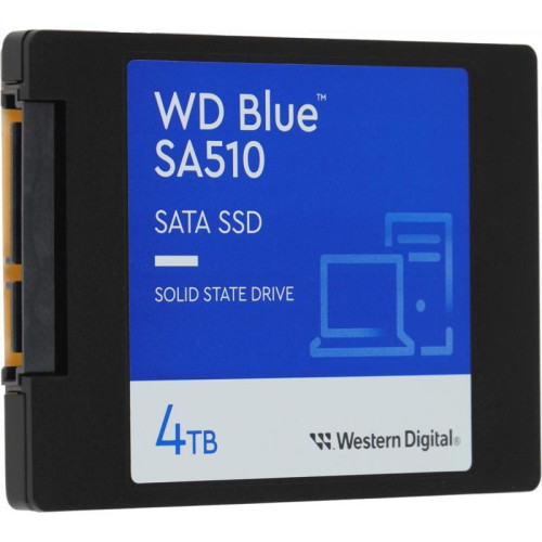 Твердотельный накопитель WD S SATA-III 4TB WDS400T3B0A Blue SA510 2.5 Твердотельный накопитель WD S SATA-III 4TB WDS400T3B0A Blue SA510 2.5