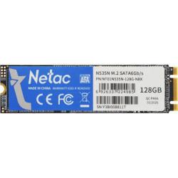 Твердотельный накопитель Netac SATA-III 128GB NT01N535N-128G-N8X N535N M.2 2280 [NT01N535N-128G-N8X]