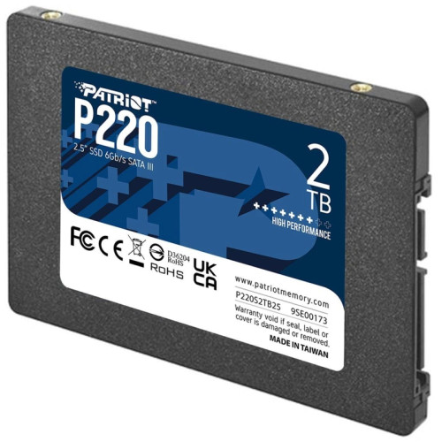 Твердотельный накопитель Patriot SATA-III 2TB P220S2TB25 P220 2.5 Твердотельный накопитель Patriot SATA-III 2TB P220S2TB25 P220 2.5