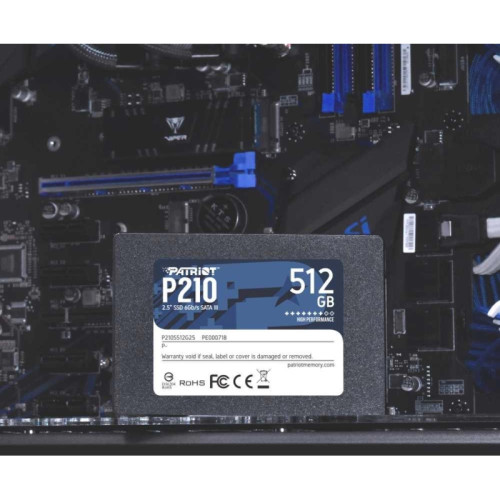 Твердотельный накопитель Patriot SATA-III 512GB P210S512G25 P210 2.5 Твердотельный накопитель Patriot SATA-III 512GB P210S512G25 P210 2.5