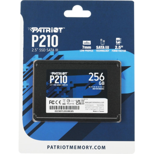 Твердотельный накопитель Patriot SATA-III 256GB P210S256G25 P210 2.5 Твердотельный накопитель Patriot SATA-III 256GB P210S256G25 P210 2.5