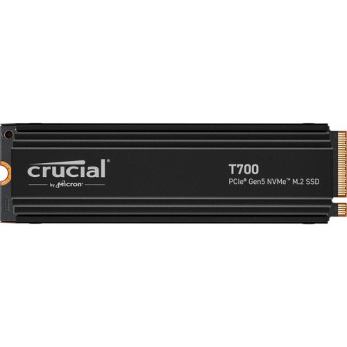 Твердотельный накопитель Crucial T700 2TB PCIe Gen5 NVMe M.2 SSD with heatsink CT2000T700SSD5
