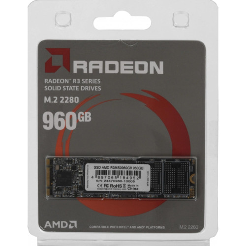 Твердотельный накопитель AMD SATA 960GB R3MS0960G8 Radeon M.2 2280