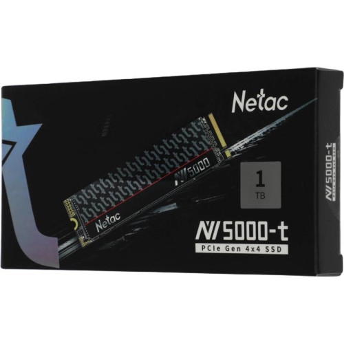 Твердотельный накопитель Netac PCIe 4.0 x4 1TB NT01NV5000T-1T0-E4X NV5000t M.2 2280 [NT01NV5000T-1T0-E4X]