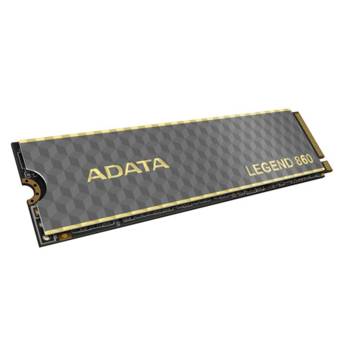 Твердотельный накопитель/ ADATA SSD LEGEND 860, 2000GB, M.2(22x80mm), NVMe 1.4, PCIe Gen 4x4, 3D NAND, R/W 6000/5000MB/s, IOPs н.д./н.д., TBW 640, DWPD 0.2 (5 лет)