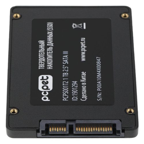 Твердотельный накопитель PC Pet SATA-III 1TB PCPS001T2 2.5