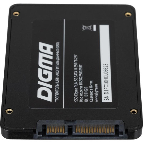 Твердотельный накопитель Digma SATA-III 256GB DGSR2256GS93T Run S9 2.5