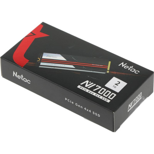 Твердотельный накопитель Netac PCIe 4.0 x4 2TB NT01NV7000-2T0-E4X NV7000 M.2 2280 [NT01NV7000-2T0-E4X]