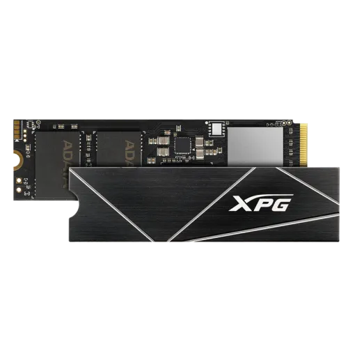 Твердотельный накопитель/ ADATA SSD GAMMIX S70 BLADE, 8000GB, M.2(22x80mm), NVMe, PCIe 4.0 x4, 3D TLC, R/W 7300/6300MB/s, IOPs 750 000/650 000, DRAM buffer 2048MB, TBW 5920, DWPD 0.4, with Heat Spreader (5 лет)