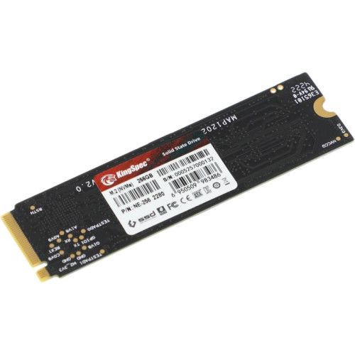 Твердотельный накопитель Kingspec PCIe 3.0 x4 256GB NE-256 M.2 2280 [NE-256]