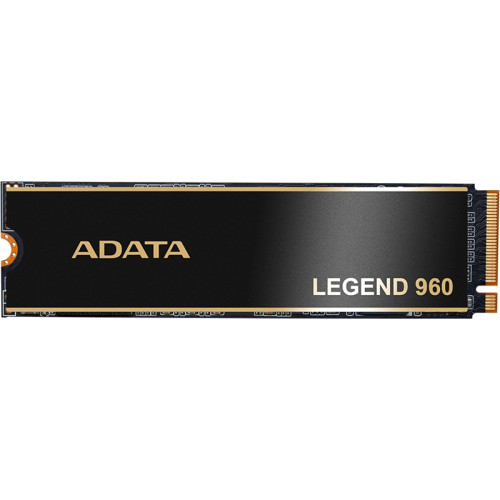 Твердотельный накопитель/ ADATA SSD LEGEND 960, 2000GB, M.2(22x80mm), NVMe 1.4, PCIe 4.0 x4, 3D NAND, R/W 7400/6800MB/s, IOPs 750 000/630 000, DRAM buffer 2000MB, TBW 1560, DWPD 0.43, with Heat Spreader (5 лет)