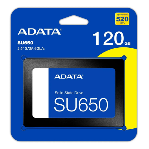 Твердотельный накопитель/ ADATA SSD Ultimate SU650, 120GB, 2.5 Твердотельный накопитель/ ADATA SSD Ultimate SU650, 120GB, 2.5