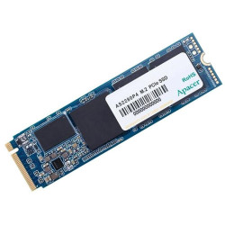 Твердотельный накопитель SSD Apacer AS2280P4U 1TB M.2 2280 AP1TBAS2280P4U-1 Client PCIe Gen3x4 with NVMe, 3500/3000, IOPS 670/670K, MTBF 1.8M, 3D NAND, DRAM-lessMB, 760TBW, 0,42DWPD, RTL (919298)