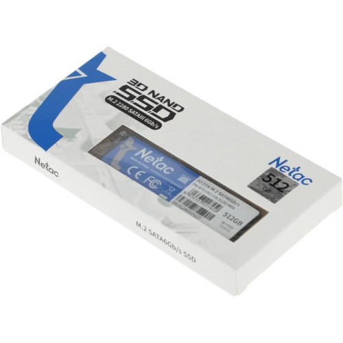 Твердотельный накопитель Netac SATA-III 512GB NT01N535N-512G-N8X N535N M.2 2280 [NT01N535N-512G-N8X]