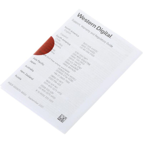 Накопитель SSD WD Original PCIe 3.0 x4 500GB WDS500G1R0C Red SN700 M.2 2280