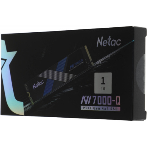 Твердотельный накопитель Netac PCIe 4.0 x4 1TB NT01NV7000Q-1T0-E4X NV7000Q M.2 2280 [NT01NV7000Q-1T0-E4X]
