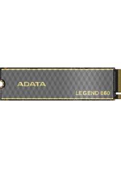 Твердотельный накопитель/ ADATA SSD LEGEND 860, 1000GB, M.2(22x80mm), NVMe 1.4, PCIe Gen 4x4, 3D NAND, R/W 6000/4000MB/s, IOPs н.д./н.д., TBW 320, DWPD 0.2 (5 лет)