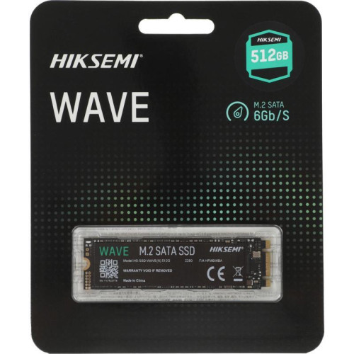 Твердотельный накопитель Hikvision SATA-III 512GB HS-SSD-WAVE(N) 512G M.2 2280 Твердотельный накопитель Hikvision SATA-III 512GB HS-SSD-WAVE(N) 512G M.2 2280