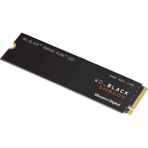 Твердотельный накопитель/ WD SSD Black SN850X, 4000GB, M.2(22x80mm), NVMe, PCIe 4.0 x4, 3D TLC, R/W 7300/6600MB/s, IOPs 1 200 000/1 100 000, DRAM buffer 4096MB, TBW 1200, DWPD 0.3 (12 мес.)