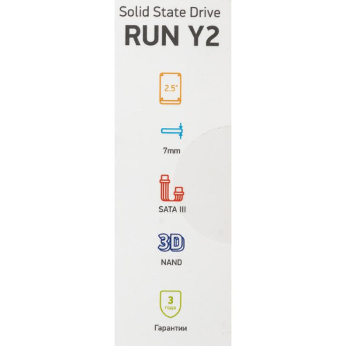 Твердотельный накопитель Digma SATA-III 128GB DGSR2128GY23T Run Y2 2.5