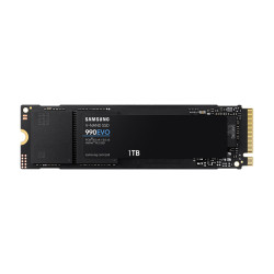 Твердотельные накопители/ Samsung SSD 990 EVO, 1000GB, M.2(22x80mm), NVMe 2.0, PCIe 4.0 x4, V-NAND TLC, R/W 5000/4200MB/s, IOPs 680 000/800 000, TBW 600, DWPD 0.33 (12 мес.)