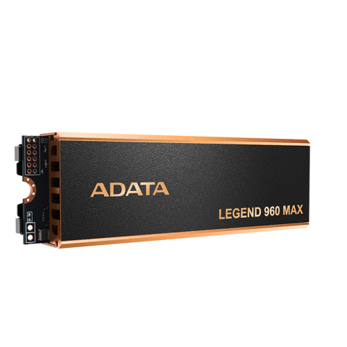 Твердотельный накопитель/ ADATA SSD LEGEND 960 MAX, 2000GB, M.2(22x80mm), NVMe 1.4, PCIe 4.0 x4, 3D NAND, R/W 7400/6800MB/s, IOPs 750 000/630 000, DRAM buffer 2000MB, TBW 1560, DWPD 0.43, with BIG Heat Spreader (5 лет)